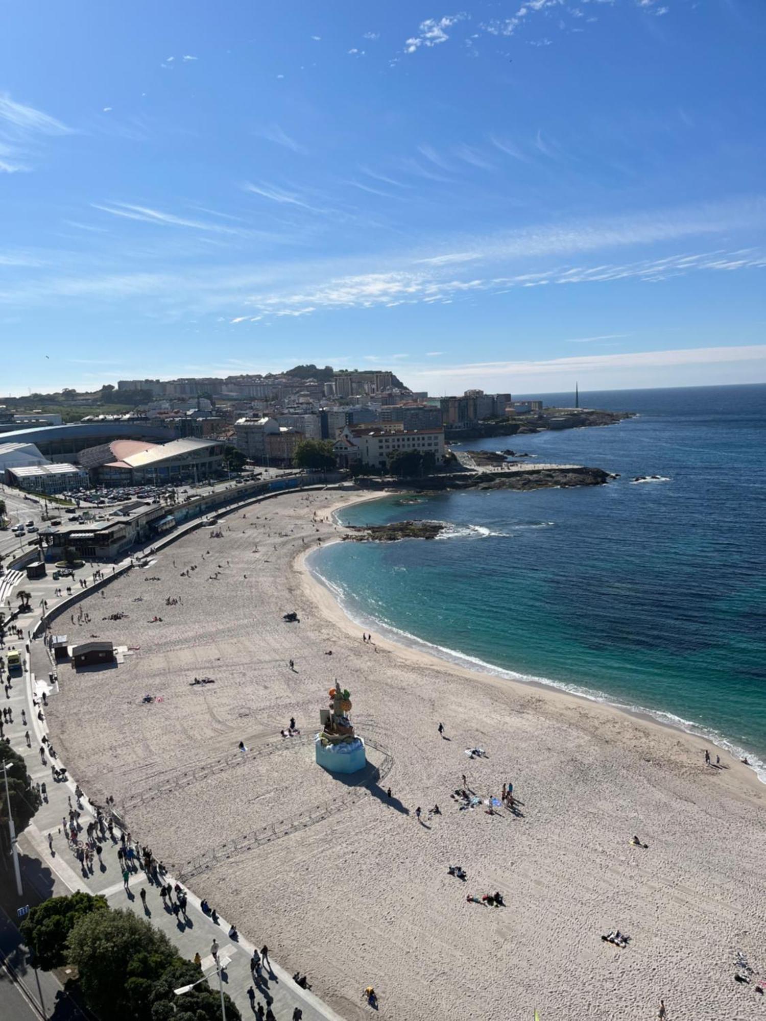 Primera Linea Playa Riazor آكورونيا المظهر الخارجي الصورة